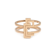 The Double Banded Ring - HIBA JABER
